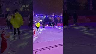 Ice Sketing Rink Red Square Moscow Russia