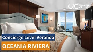 Oceania Cruises – Riviera: Concierge Level Veranda (9035) ⚓️