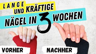 LANGE UND KRÄFTIGE NÄGEL in nur 3 Wochen | Ein unglaublicher Unterschied mit MICROCELL 2000