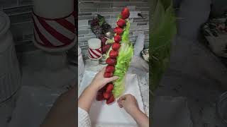 Árbol de navidad de frutas una muy buena idea para sorprender a tu familia