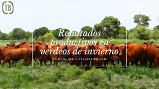 RESULTADOS PRODUCTIVOS EN VERDEOS DE INVIERNO