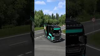 Konwój TruckersMP: Hamburg → Amsterdam 🚛🇩🇪🇳🇱 | Wspólna Droga! #shorts #ets2 #tmp #konwój #convoy