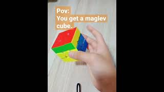 pov : you get a maglev cube#cubing #cubingshorts