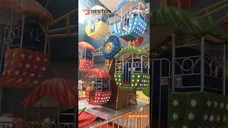 Double face kiddie ferris wheel ride from Beston Rides #bestonrides #kidsferriswheel