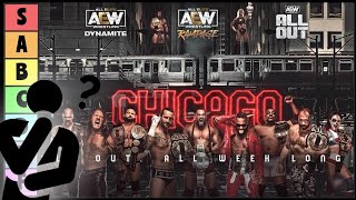 15 MATCHES! AEW All Out 2022 Matches RANKED