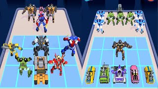 Merge Monster Cars: Robot Rise Battle , Merge Cars Robots 2, Rampage