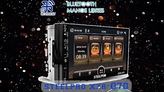 Autoestereo Pantalla STEELPRO XZR 070 Y BOCINAS MEGAPOWER