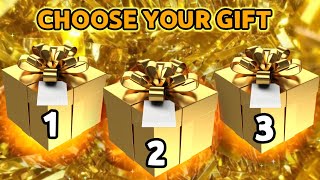 ESCOLHA SEU PRESENTE DOURADO 🎁 CHOOSE YOUR GOLD GIFT 🎁 ELIGE TU REGALO OURO🎁