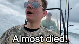 The boat almost flipped over!!!! My Trip to Top Sail Island, NC!