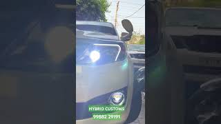 FORTUNER HEADLAMP UPGRADE ||FOGLAMP BY||@HybridCustoms #fortuner #9988229191 #youtubeshorts