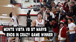 Monte Vista vs St Marys | Krueger Bros Will be a Duo to Watch | Ends in CRAZY Game Winner!