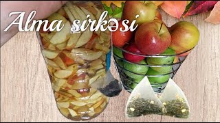 Alma Sirkəsi  21 qün! Necə hazırlayım?  /How to make apple cider vinegar