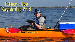 Father - Son Fun Day of Kayak Fishing Pt. 2... Video from Garret's Perspective