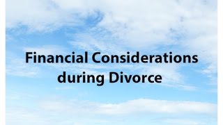 FINANCIAL CONSIDERATIONS DURING DIVORCE  FOR ATTORNEYS | Cary Stamp & Company | Financial Advisor