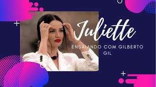 Juliette ensaiando com Gilberto Gil