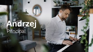 Meet Andrzej and see how he embraces new horizons in IT and life beyond boundaries 🎹🏍️