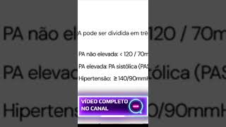 Pressao 120x80 agora e HPERTENSAO?