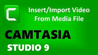 #Camtasia import video/#import video file in camtasia/#how to import media or video file in camtasia