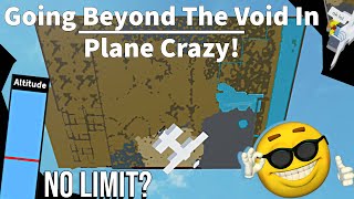 Going Beyond The Void Tutorial (Death Border) In Plane Crazy!. | Roblox