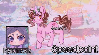 Speedpaint de oc poni por Kyriamask (Color Breezie)