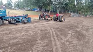 Minneapolis-Moline tractors tandem pulling at PSAT&MA Berthusen Park