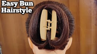 2 मिनट में बनाए 3 Easy clutcher Bun Hairstyles For Girls clip hairstyle, bridal hairstyle, party