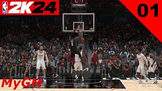 NBA 2k24 PS5 MyGM Ep. 1: Rebooted!