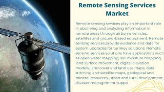 Remote Sensing Services Market