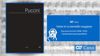 Puccini: „Composizioni per pianoforte“ – Valzer in La bemolle maggiore