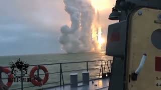 Rocket's "Kalibr" Russian Artillery from Black Sea