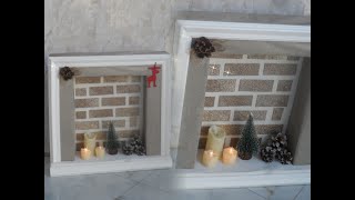 DIY  Новогодний Камин/Ամանորյա բուխարի/New Year's Fireplace/