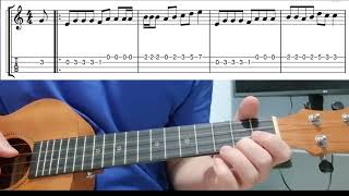 Little Brown Jug - Easy Beginner Ukulele Tab With Playthrough Tutorial Lesson