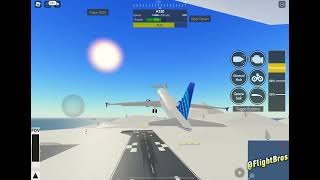 Flying United - for the whole day in PTFS! #roblox #a320 #unitedairlines #airplane