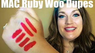 MAC Ruby Woo Dupes for Less