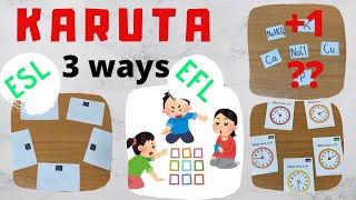 Karuta Game 3 WAYS ESL/EFL Class