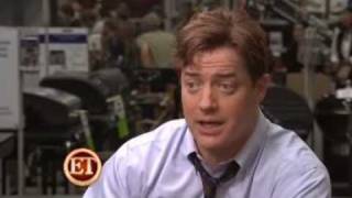 brendan fraser interview on set of Extraordinary Measures