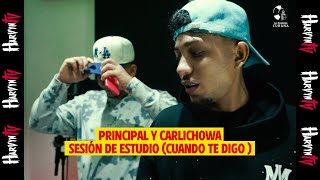 Principal y Carlichowa- Mi Acompañante - Sesión de Estudio ( Harvyn TV )