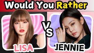 Would You Rather BlackPink Edition 🖤 🩷 #blackpink #kpop #wouldyourather