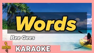 ADR HD KARAOKE | Words - Bee Gees