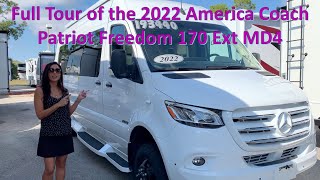 Tour the NEW 2022 American Coach Patriot Freedom 170 ext MD4 4X4