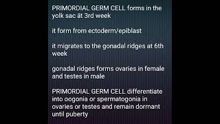 PRIMORDIAL GERM CELL|embryology lectures|fcps part-1 preparation forum|how to pass fcps part-1