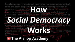 How Social Democracy Works | Political Science | Sociology | The Alalibo Academy