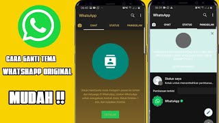 cara ganti tema whatshapp ori