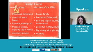 Ulrike Notarp: The phenomenon of cultural change - A study on Russian national identity (...)