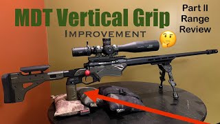 MDT Vertical Grip Premier Range Review Tiger Shark Savage Axis ll Precision  / Part 2