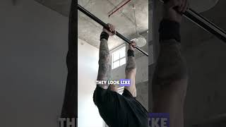 High pullups for superhuman pulling strength demonstration#gym #fitness #shorts #tips #motivation