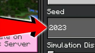 2023 Seed In Minecraft! (Minecraft Bedrock Edition 2023 Seed)