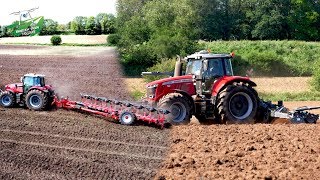 🇫🇷🌽 XL PRÉPARATION DES TERRES A MAÏS | CHARRUE 8 CORPS & HERSE 6 MÈTRES