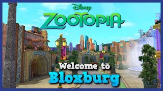 Disney's Zootopia in BLOXBURG | Full Tour (Shanghai Disneyland)