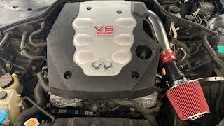 2005 Infiniti G35 Coupe Cold Air Intake Installation